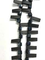 Hand-crocheted Crystal Beads and Rubber Necklace - single strand - Jianhui London