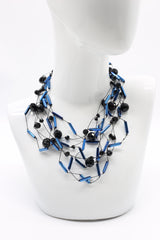 Crystal Beads & Tubes Necklaces Set - Jianhui London