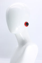 Clip-on Round Earrings - 2 Layers - Jianhui London