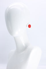 Clip-on Round Earrings - 2 Layers - Jianhui London