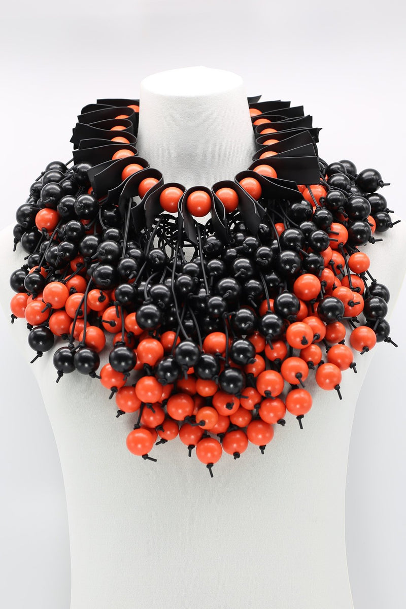 Round Beads Cape Necklace - Jianhui London