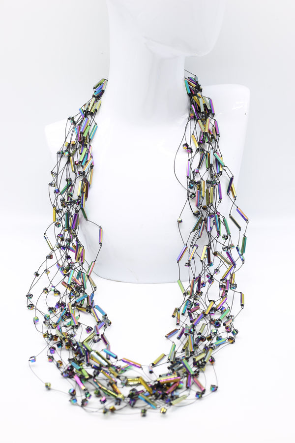 Diana Multichrome Necklace - Jianhui London