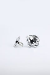 Aqua Poppy Rings - Hand gilded - Small - Jianhui London