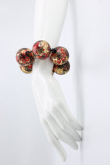 Giant Beads Bracelets - Hand gilded/Hand painted - Jianhui London