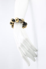Round Wooden Beads Bracelets - Hand gilded/Hand painted - Jianhui London
