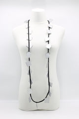 Wooden Squares on Cord Necklaces - Large - Jianhui London