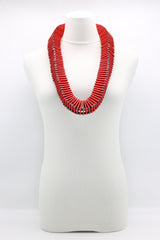 Shakespeare's Collar 3x3cm Squares Necklace - Long - Jianhui London
