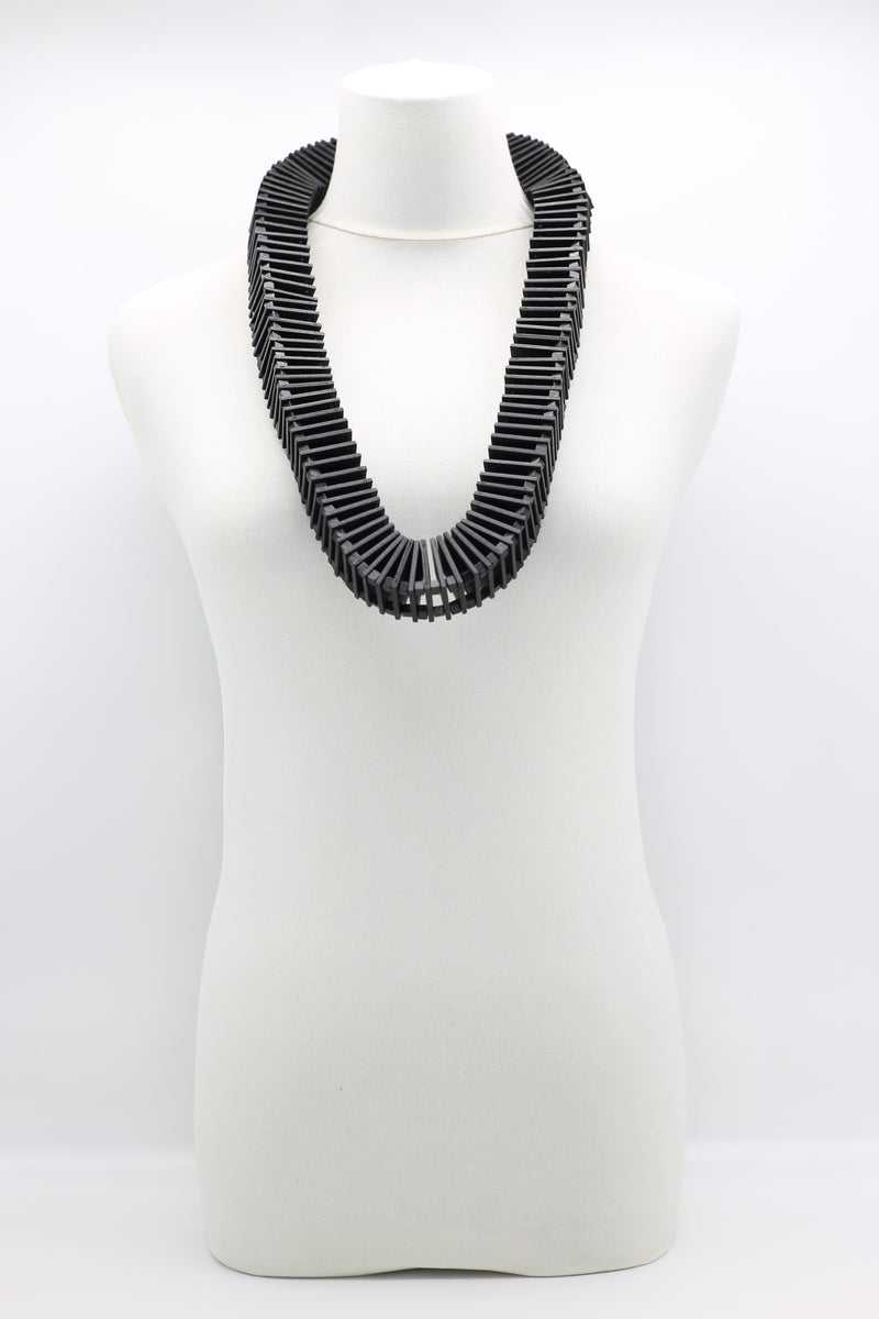 Shakespeare's Collar 3x3cm Squares Necklace - Long - Jianhui London