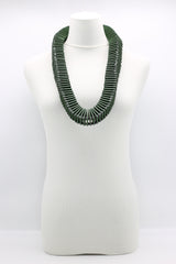Shakespeare's Collar 3x3cm Squares Necklace - Long - Jianhui London