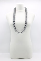 Shakespeare's Collar 2x2cm Squares Necklaces Set - Short & Long - Jianhui London