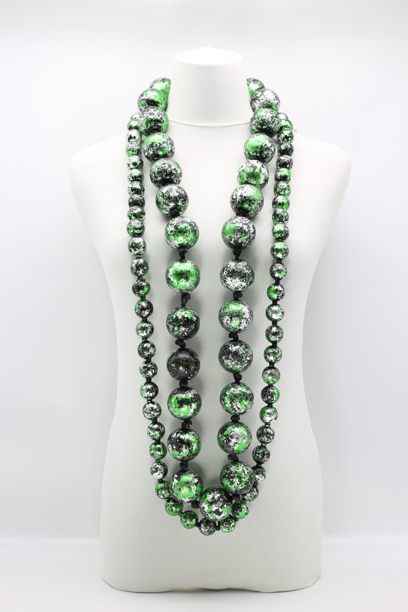 Round Beads Necklace Set - Hand gilded - Jianhui London