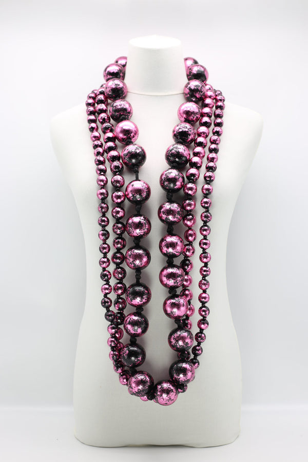 Round Beads Necklace Set - Hand gilded - Jianhui London
