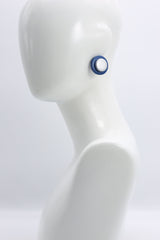 Clip-on Round Earrings - 2 Layers - Jianhui London