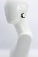 Clip-on Round Earrings - 2 Layers - Jianhui London