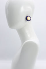 Clip-on Round Earrings - 2 Layers - Jianhui London