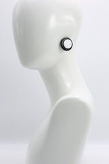 Clip-on Round Earrings - 2 Layers - Jianhui London