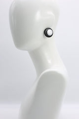 Clip-on Round Earrings - 2 Layers - Jianhui London