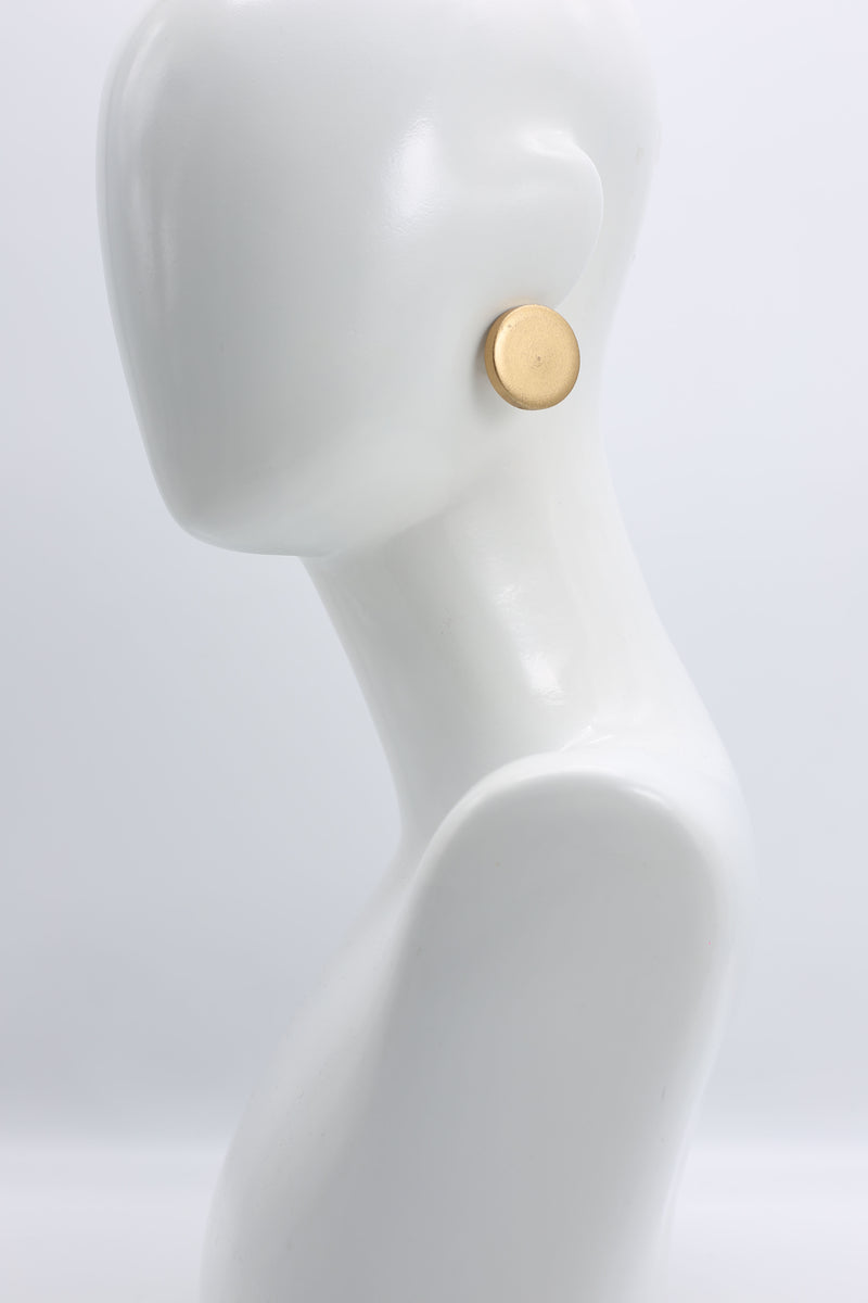 Clip-on Round Earrings - Large - Jianhui London