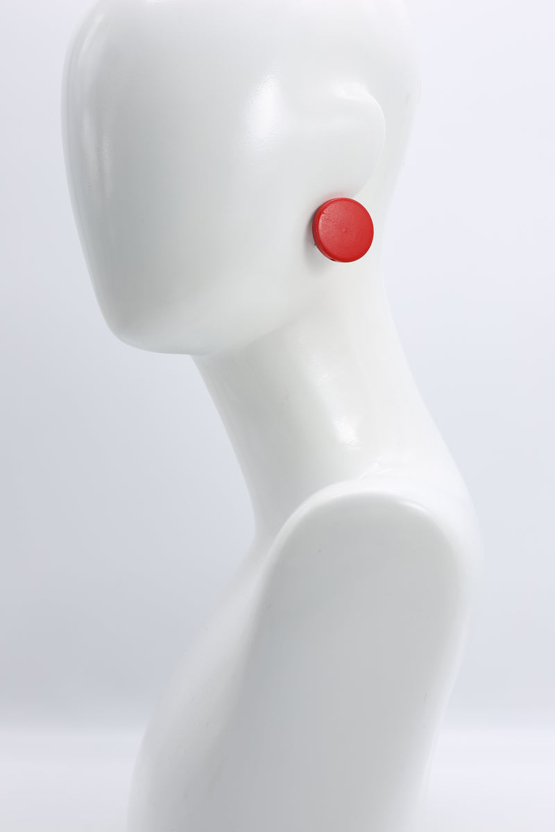 Clip-on Round Earrings - Large - Jianhui London