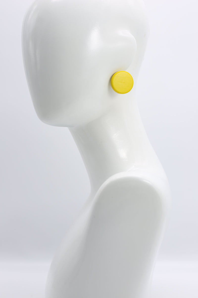 Clip-on Round Earrings - Large - Jianhui London
