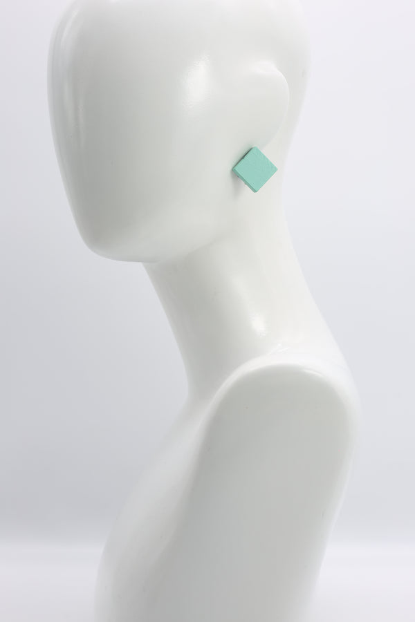 Clip-on Square Earrings - Small - Jianhui London