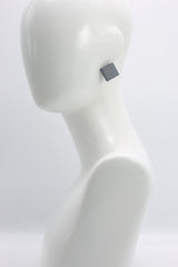 Clip-on Square Earrings - Small - Jianhui London