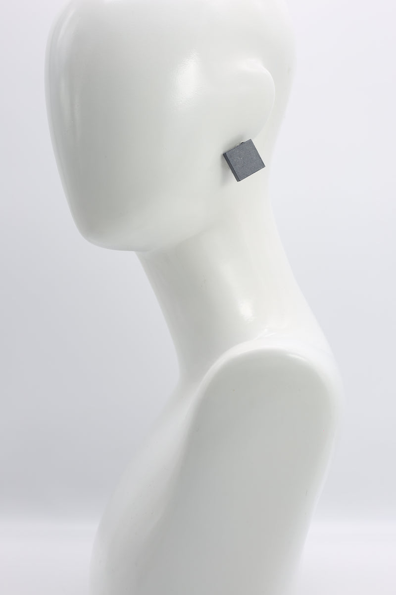 Clip-on Square Earrings - Small - Jianhui London