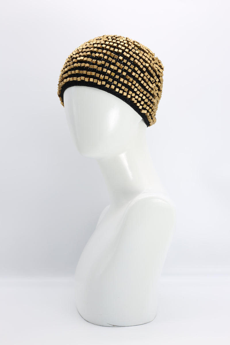 Hand-crocheted Headband - Gold - Jianhui London