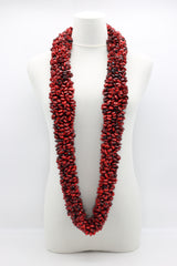 Donut Hand-woven Necklace - Hand-painted - Jianhui London