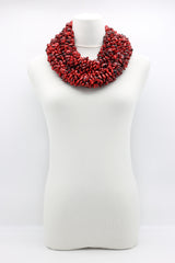 Donut Hand-woven Necklace - Hand-painted - Jianhui London