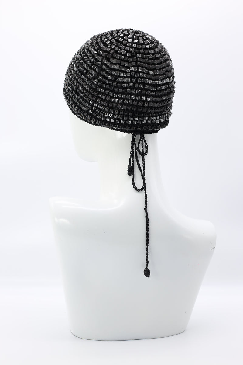 Hand-crocheted Pashmina Hat - Short - Hand-painted - Jianhui London