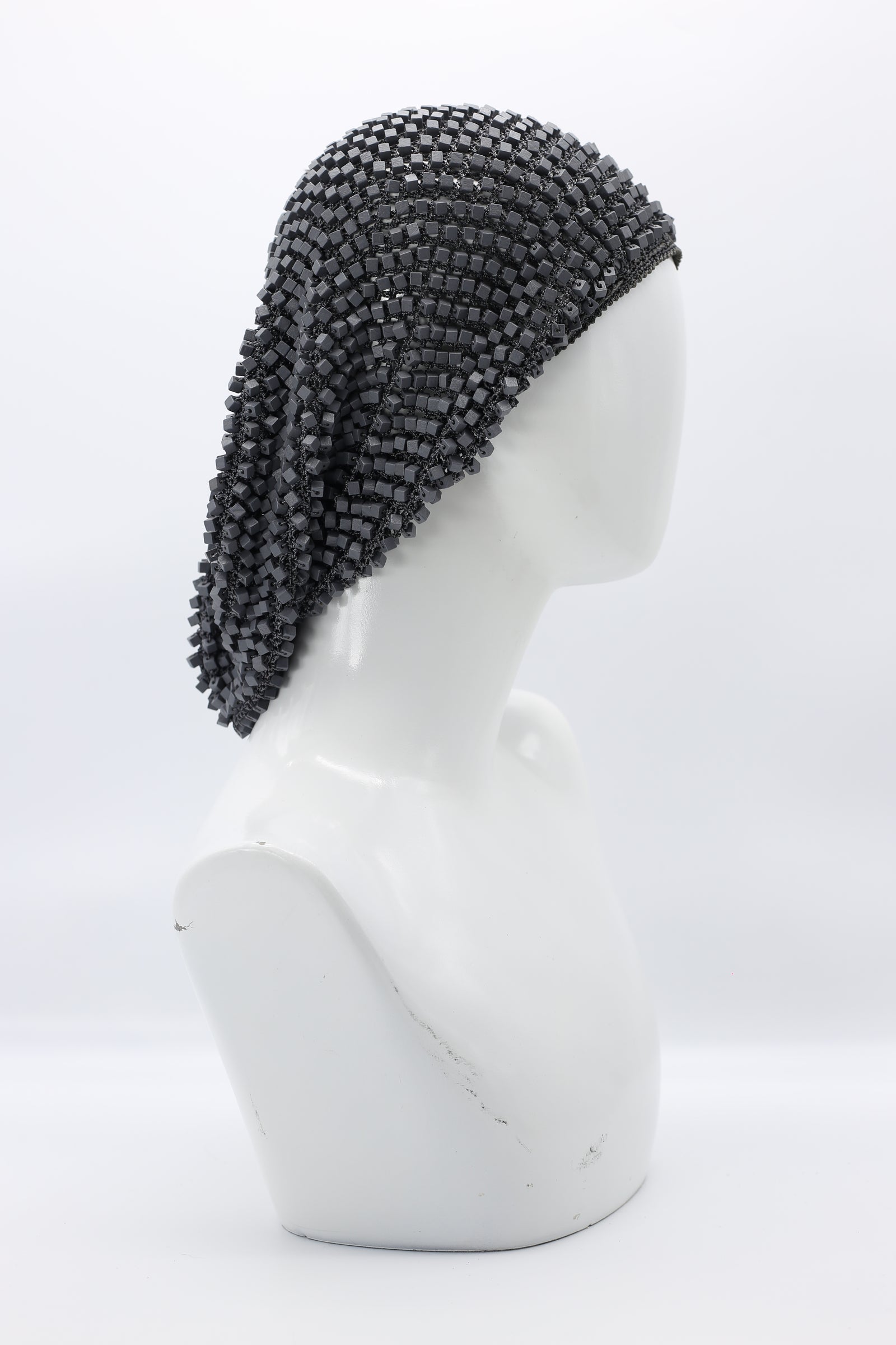 Hand-crocheted Pashmina Hat - Large – Jianhui London display picture 1