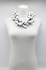 Berry Beads on Cotton Cord Necklace - Long - Jianhui London