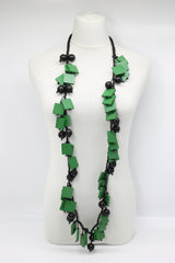 Squares & Beads Necklace - Jianhui London