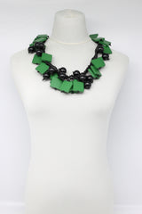 Squares & Beads Necklace - Jianhui London
