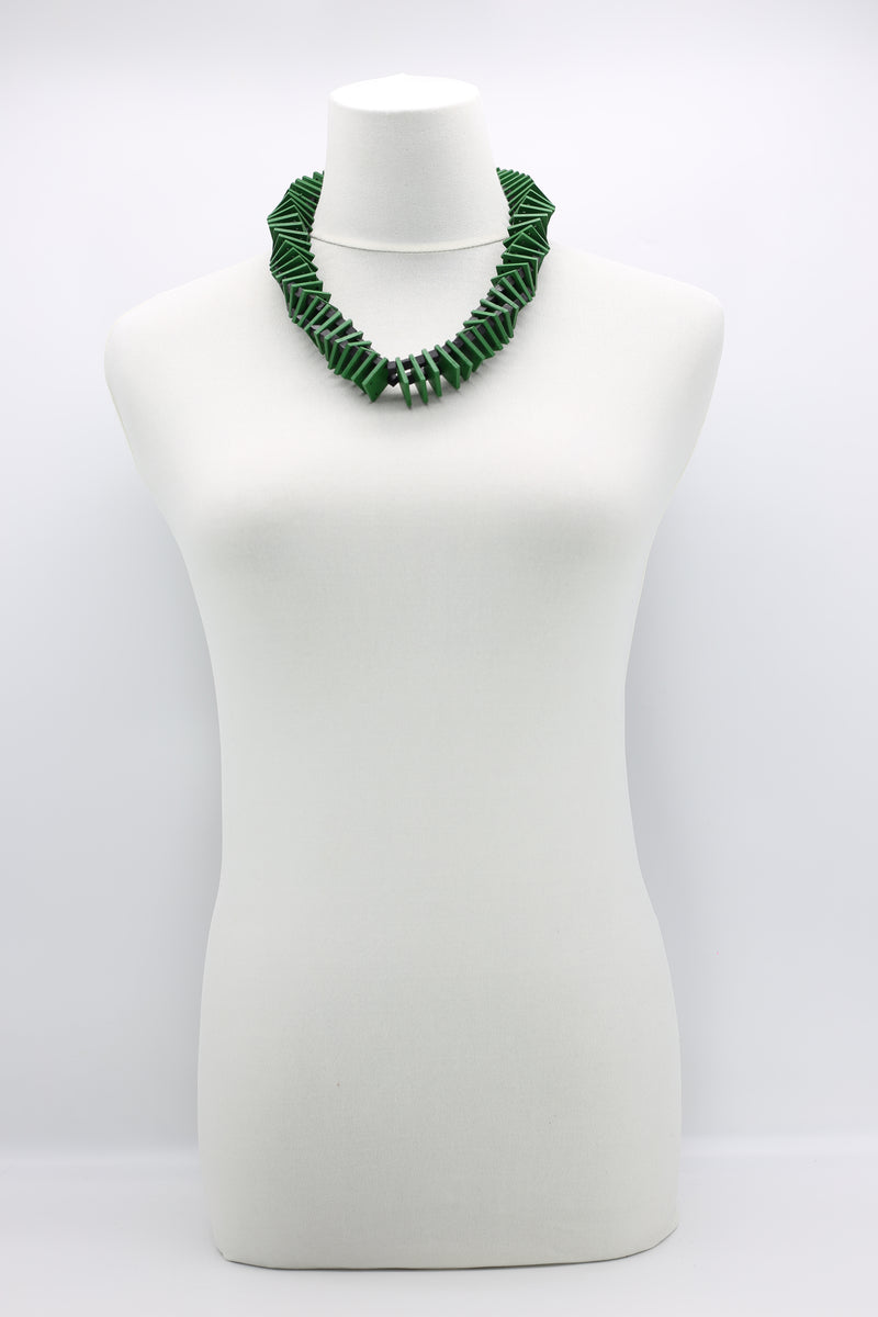 Shakespeare's Collar 2x2cm Squares Necklace - Short - Jianhui London