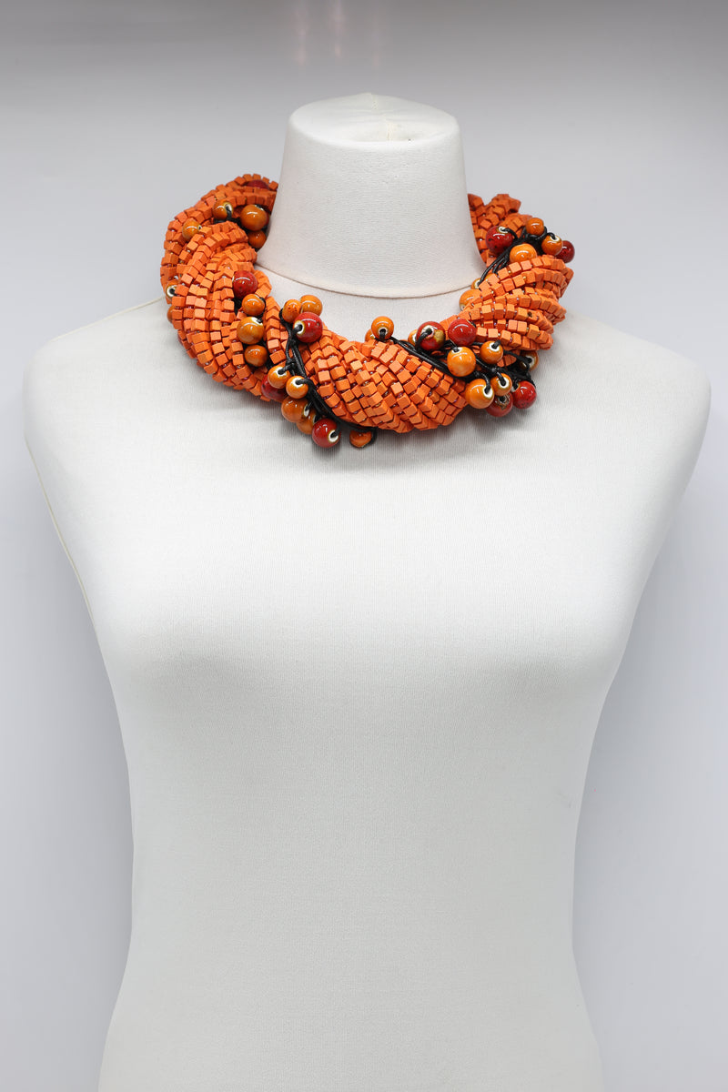 Next Pashmina & Ceramic Beads Necklaces Set - Jianhui London