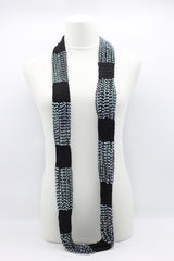 Faux Pearl and Tassel Blocks Infinity Necklace - Jianhui London