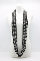 Faux Pearl Infinity Necklace - Jianhui London