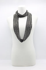 Faux Pearl Infinity Necklace - Jianhui London