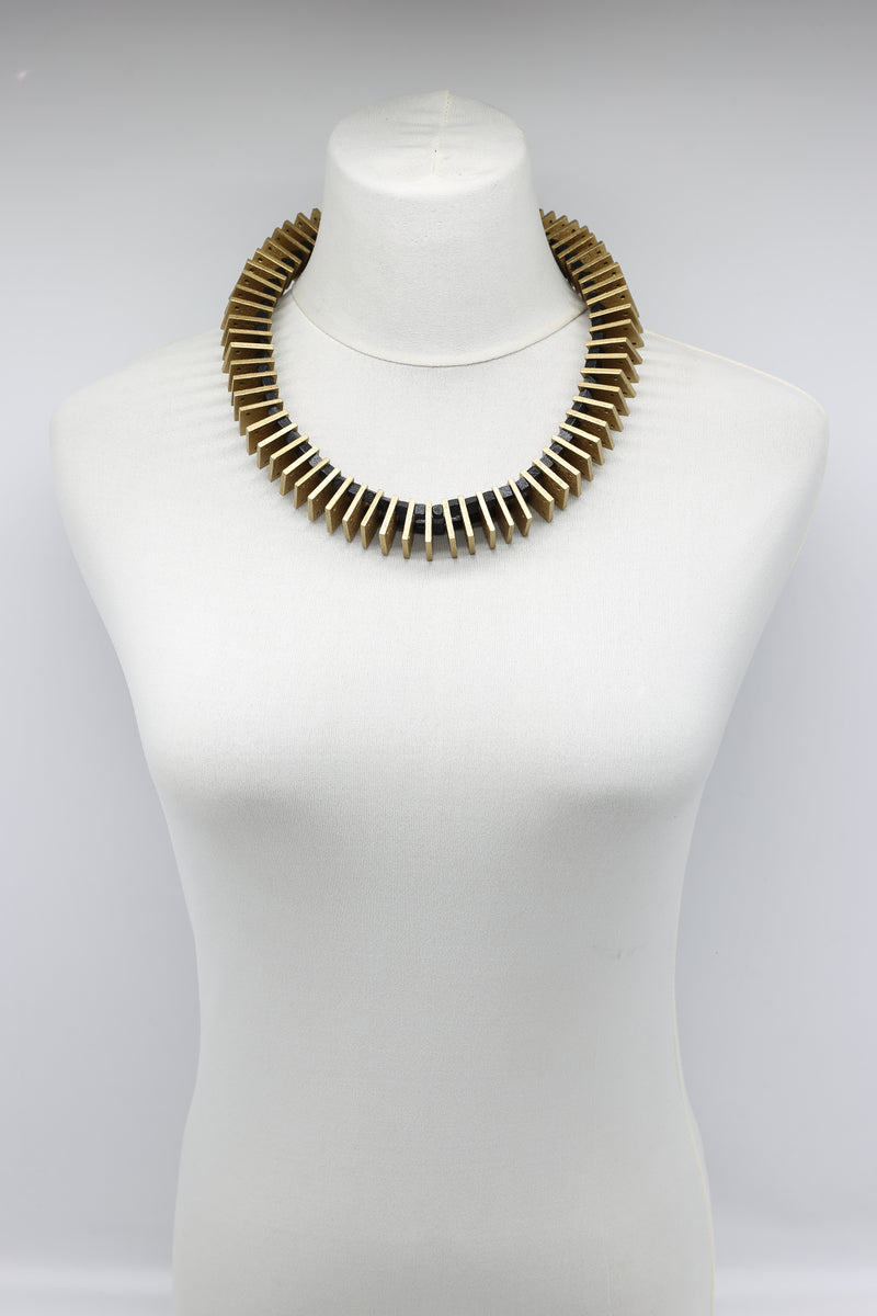 Shakespeare's Collar Small Squares Necklace - Short - Jianhui London