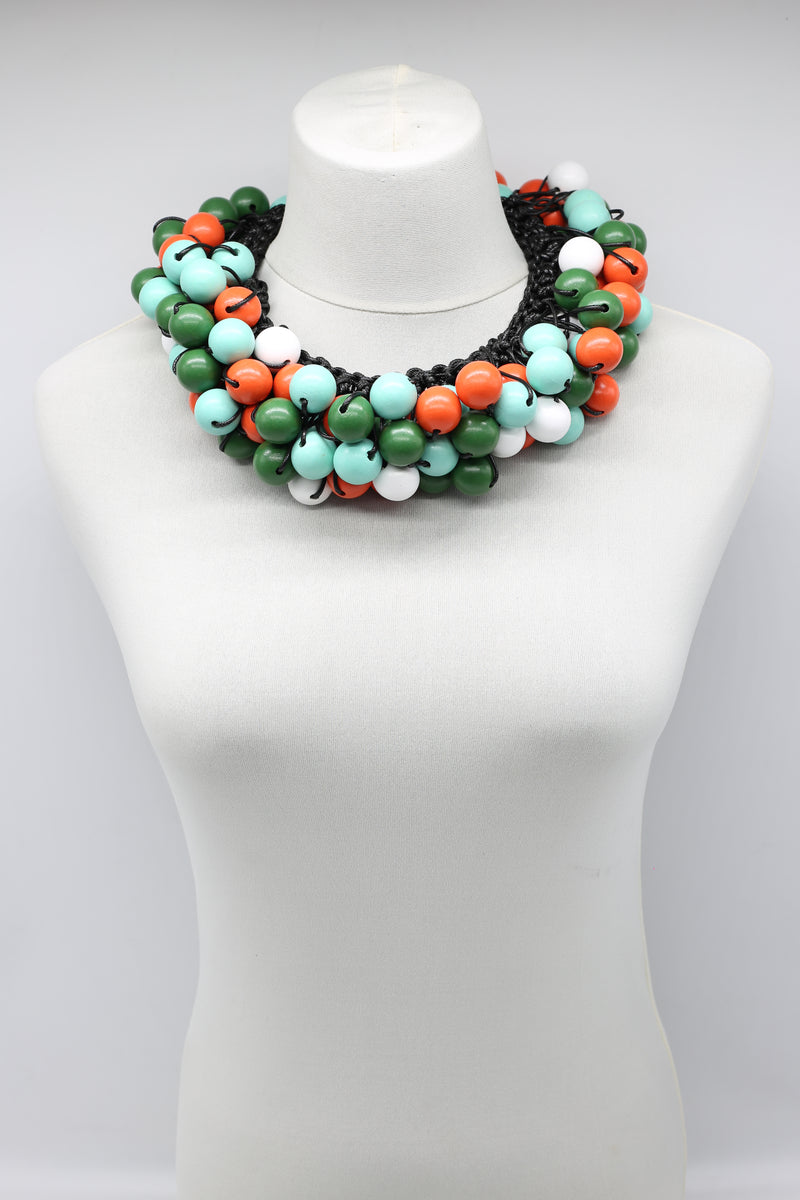 Berry Beads Cluster Necklace - Jianhui London