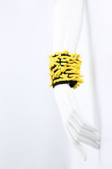 Recycled Rubber Loops Sleeve Bracelet - Jianhui London