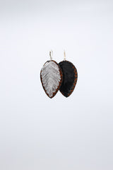 Autumn Leaves Embroidered Earrings - Jianhui London