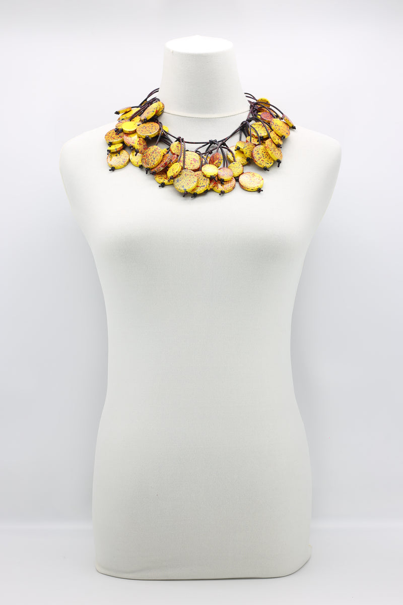 Coin Tree Necklace - Hand-painted - Long - Jianhui London