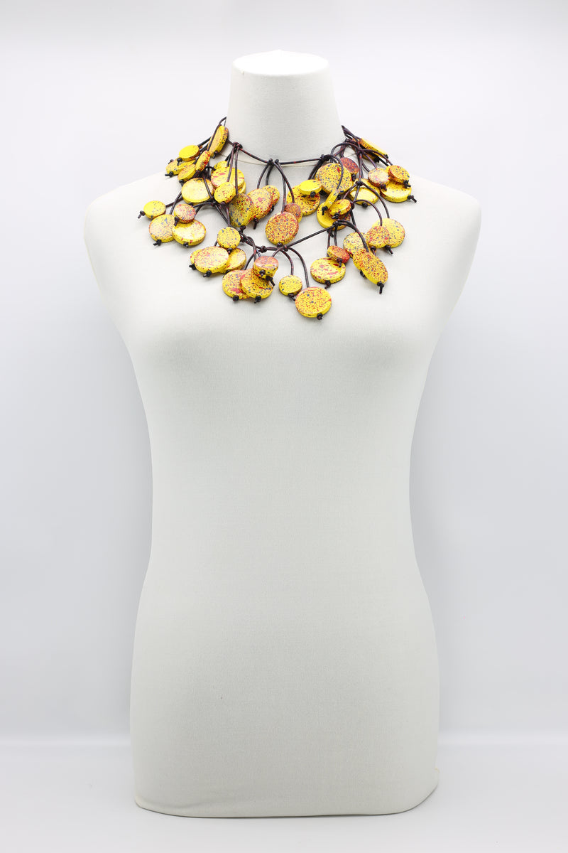 Coin Tree Necklace - Hand-painted - Long - Jianhui London