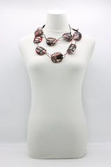 Aqua Plain Necklace - Hand-gilded - Large - Jianhui London