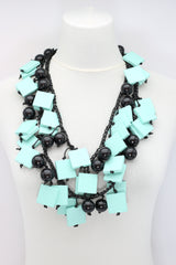 Squares & Beads Necklace - Jianhui London