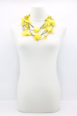 Aqua Plain Necklaces Set - Hand-painted - Jianhui London