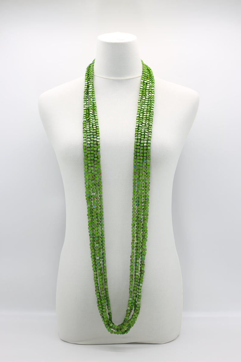 Next Pashmina Necklaces - Hand painted Graffiti - 5-strand - Jianhui London
